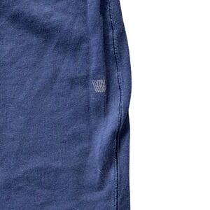 Mack Weldon Mens Pima Cotton Crew Neck T-Shirt Navy Blue Size Large Short Sleeve